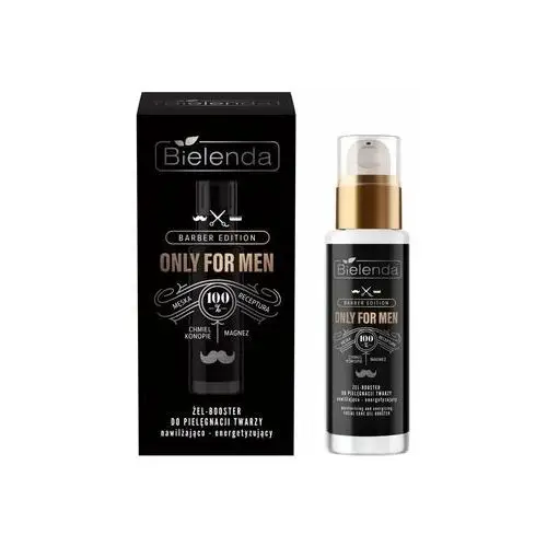 Bielenda - Only For Men Barber Edition - Facial Care Gel-Booster - Nawilżająco-energetyzujący żel-booster do twarzy - 30 ml