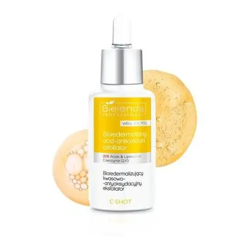 Bielenda professional bioredermalizujący kwasowo-antyoksydacyjny eksfoliator 20% acids & liposomal coenzyme q10 well age peel