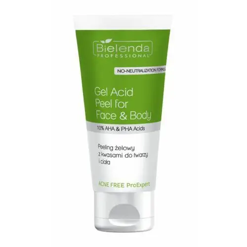 Bielenda Professional GEL ACID PEEL FOR FACE & BODY Peeling żelowy z kwasami do twarzy i ciała