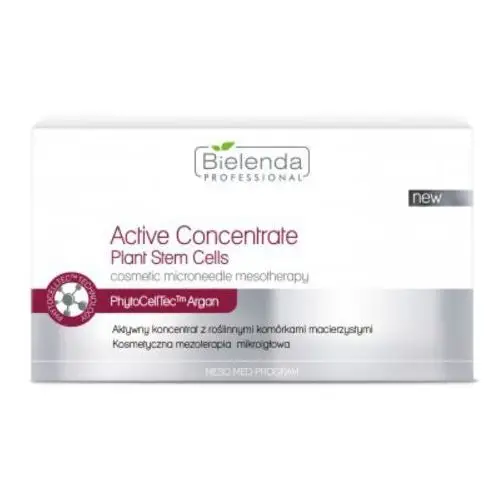 Bielenda Professional MESO MED PROGRAM ACTIVE CONCENTRATE PLANT STEM CELLS Aktywny koncentrat z roślinnymi komórkami macierzystymi