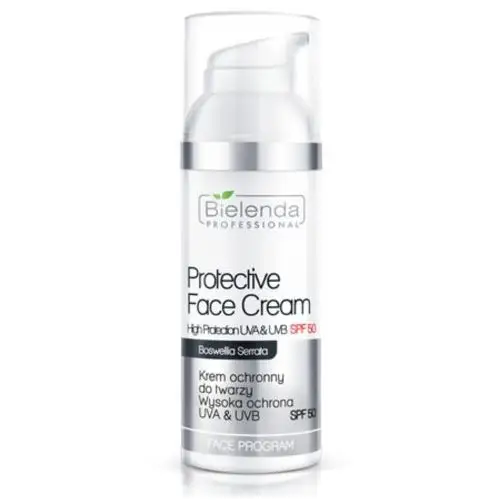 Protective face cream spf 50 krem ochronny do twarzy z filtrem spf50 (50 ml) Bielenda professional