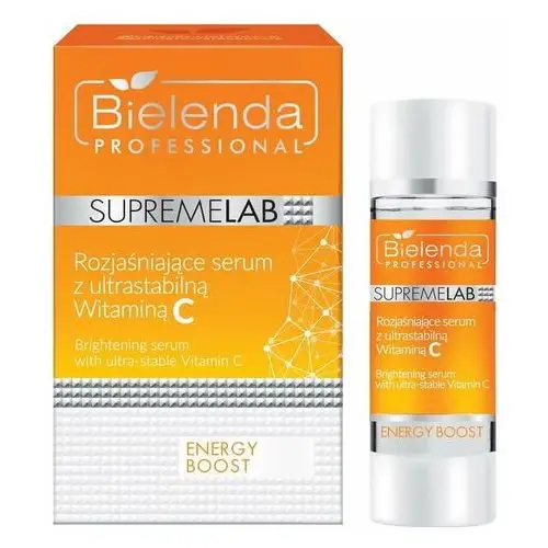 Supremelab energy boost rozjaśniające serum z ultrastabilną witaminą c 15ml Bielenda professional