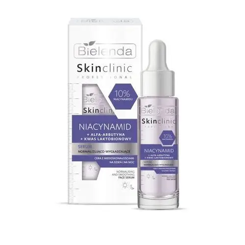 Bielenda skin clinic professional niacynamid serum normalizująco-wygładzające na dzień i noc 30ml