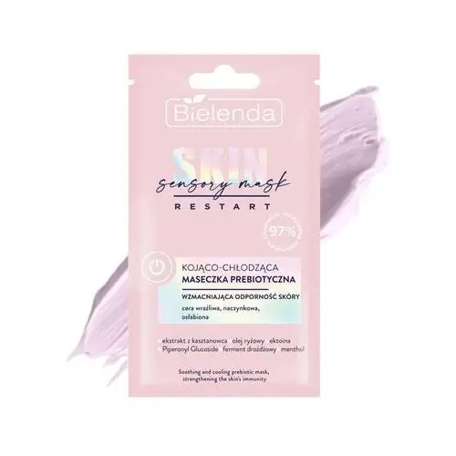 Bielenda Skin Restart Sensory Mask Kojąco Chłodząca Maseczka prebiotyczna - wzmacniająca odporność skóry 8g