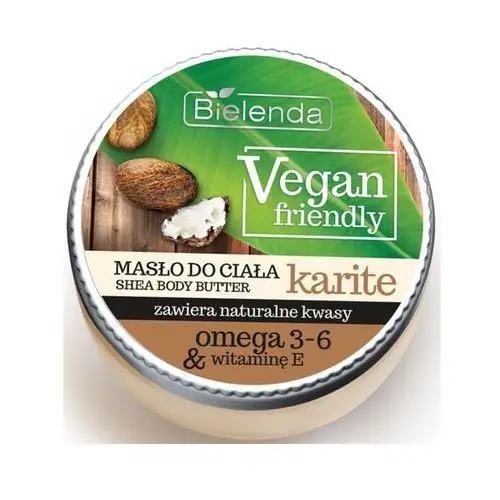 Bielenda Vegan Friendly Shea masło do ciała (with Omega 3-6 & Vitamin E) 250 ml
