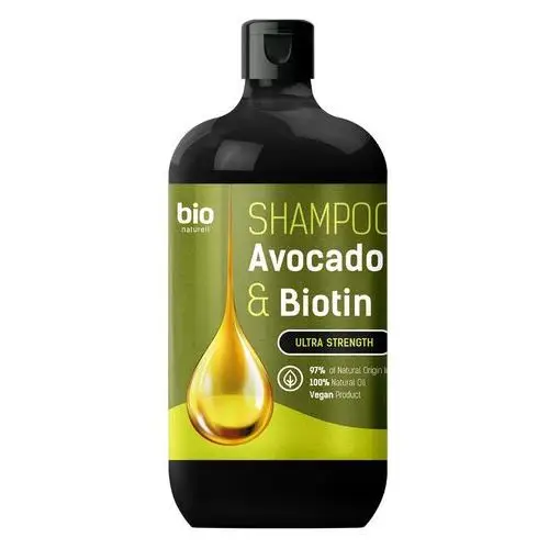 Bio naturell Szampon z olejkiem z awokado i biotyną do wszystkich rodzajów włosów 946ml