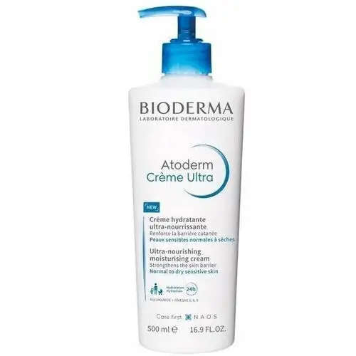 Bioderma, Atoderm Creme Ultra, odbudowa bariery ochronnej skóry, 500 ml