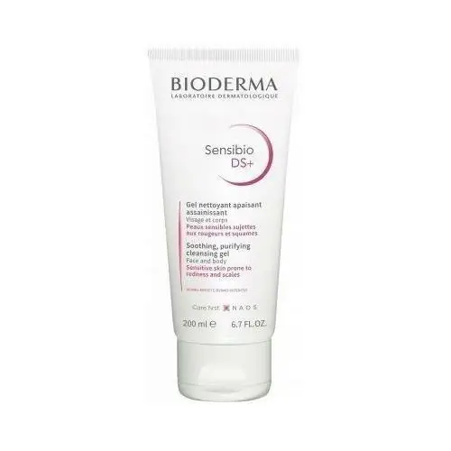 Bioderma Sensibio Ds+ delikatny żel oczyszczający do twarzy 200 ml