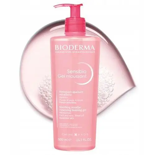 Bioderma Sensibio Gel Moussant Łagodzący Żel micelarny do mycia twarzy 500