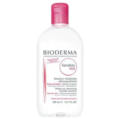 Bioderma sensibio h2o micelarna woda oczyszczająca do skóry wrażliwej 500 ml