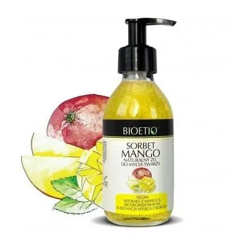 Bioetiq sorbet mango żel do mycia twarzy naturalny