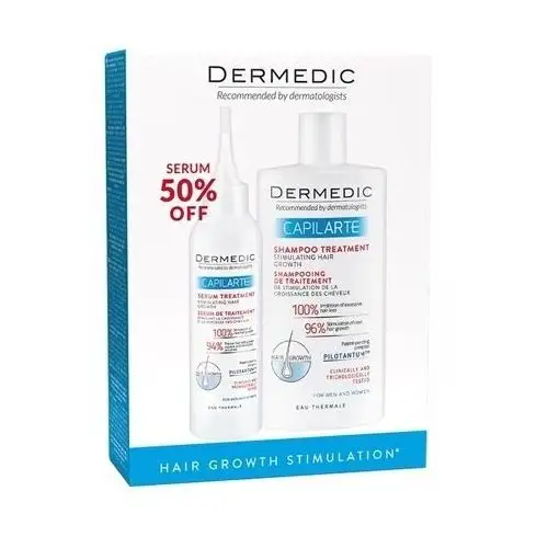 DERMEDIC CAPILARTE Zestaw Szampon+serum