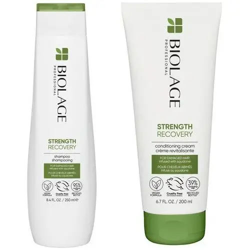 Strength recovery routine for damaged hair Biolage