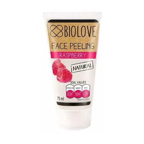 Peeling do twarzy Malina 75 ml Biolove Raspberry,51
