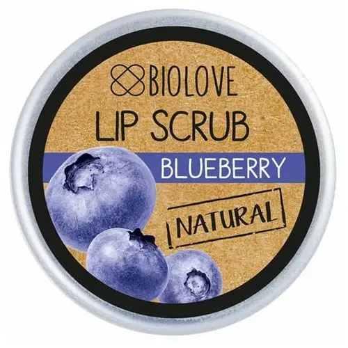Biolove Peeling do ust borówka 15 ml blueberry