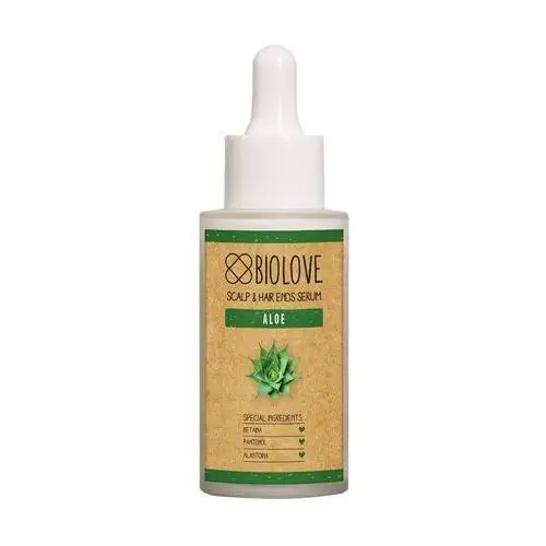 Serum do skóry głowy i końcówek Aloes 40ml Biolove,16