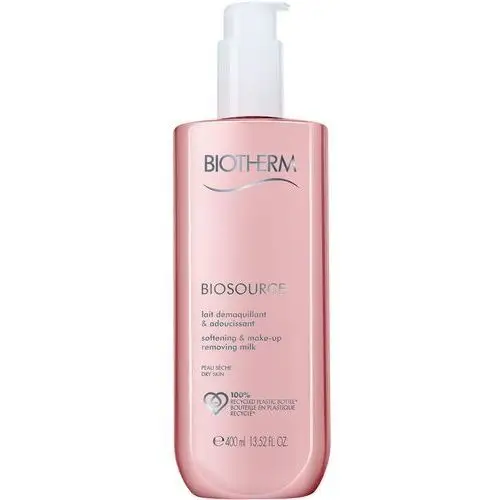 Biotherm Biosource skóra sucha Biotherm Biosource skóra sucha Softening & Make-up Removing Milk do skóry suchej 400.0 ml