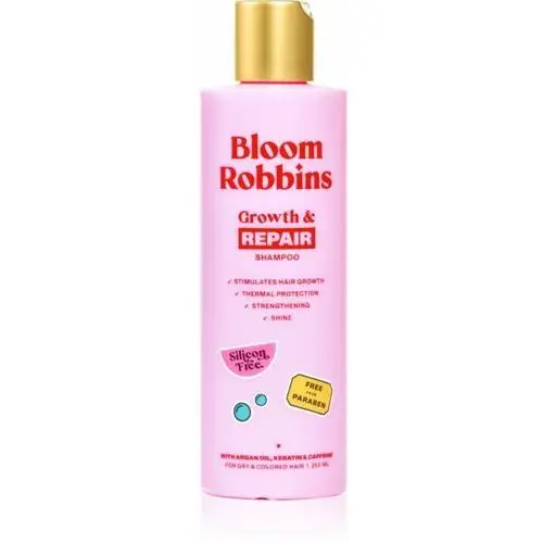 Growth & repair szampon do włosów suchych i zniszczonych 250 ml Bloom robbins