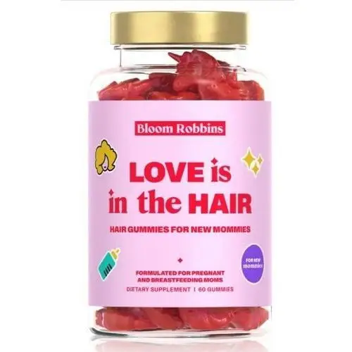 Bloom robbins love is in the hair witaminy na włosy dla mam - żelki 210 g