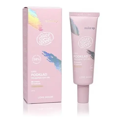 BodyBoom - FaceBoom - BB Cream - Lekki podkład pielęgnacyjny BB - SPF 6 - 30 g - 02 NATURAL