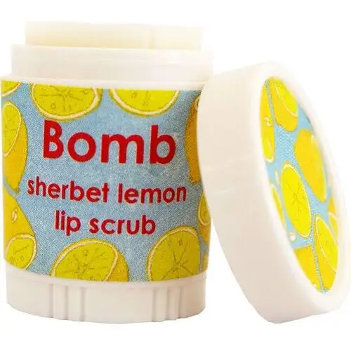 Bomb cosmetics Scrub do ust cytrynowy sorbet 9 ml