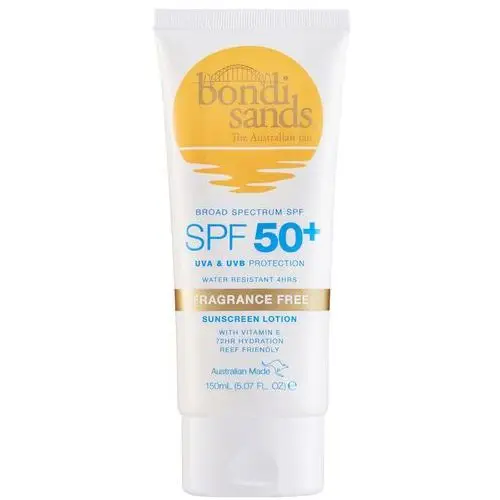 Bondi Sands SPF50+ Fragrance Free Body Suncreen Lotion (150 ml)