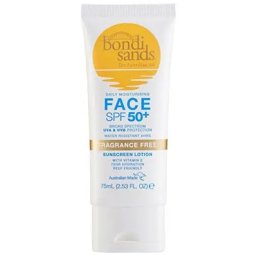 Spf50+ fragrance free daily face lotion (75 ml) Bondi sands