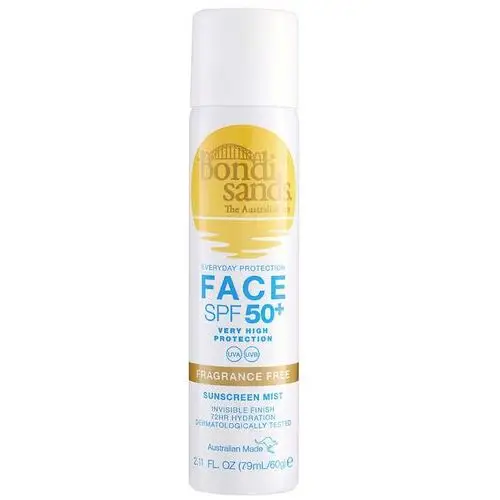 Bondi sands spf50+ fragrance free face mist (79 ml)