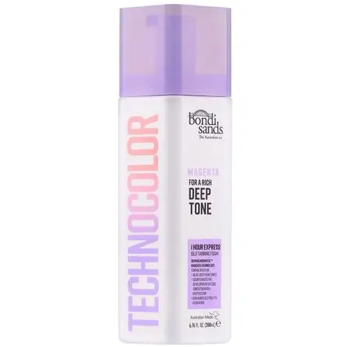 Bondi sands technocolor 1 hour express self tanning foam magenta deep tone (200 ml)