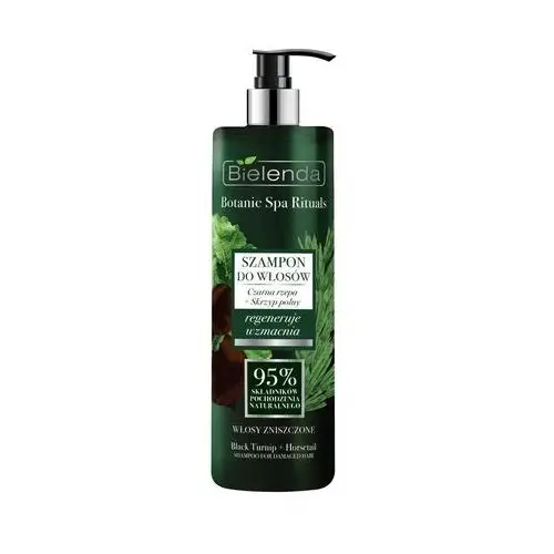 Botanic spa rituals czarna rzepa + skrzyp polny szampon do włosów zniszczonych 400 g,1