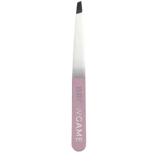 Browgame Cosmetic Original Tweezer Slanted - Pink, BG10013