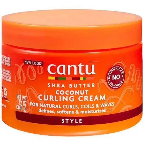 Cantu Shea Butter Coconut Curling Cream - krem do stylizacji włosów kręconych, 340g