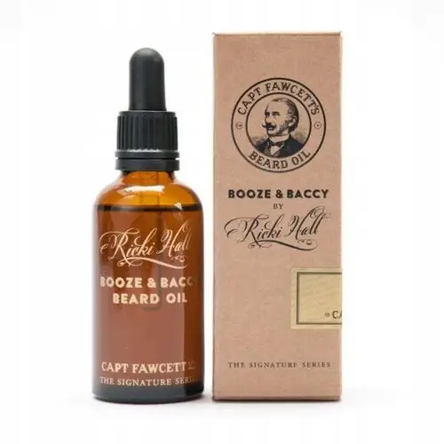 Captain Fawcett Olejek do Brody Booze Baccy Ricki Hall Beard Oil 50ml