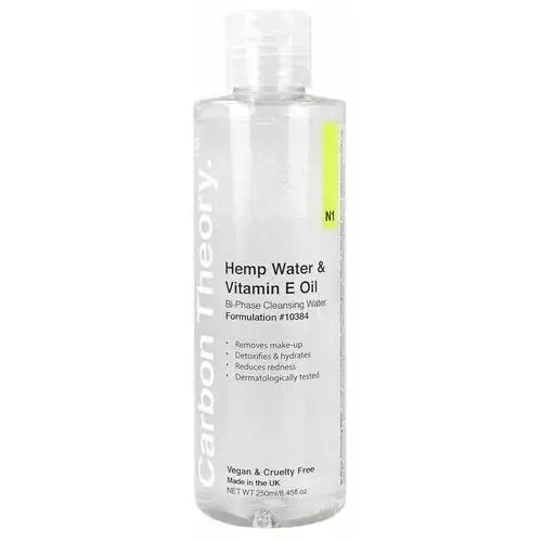 Bi phase cleansing water, 200ml - dwufazowy płyn do demakijażu Carbon theory