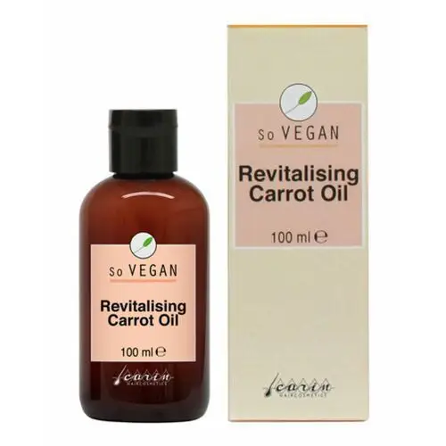 Carin haircosmetics so vegan revitalizing carrot oil wegański olejek do włosów z beta-karotenem