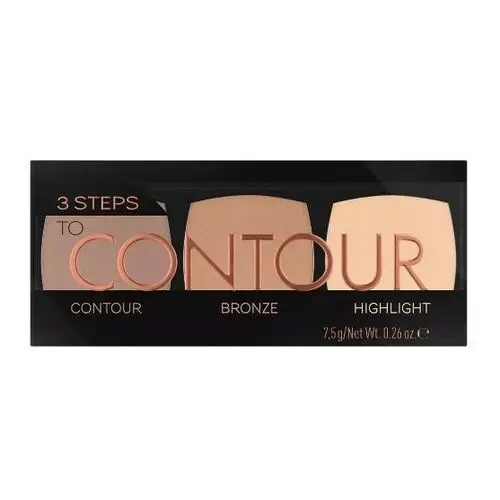 Catrice - 3 STEPS TO CONTOUR PALETTE - Paleta do konturowania twarzy - 010 Allrounder