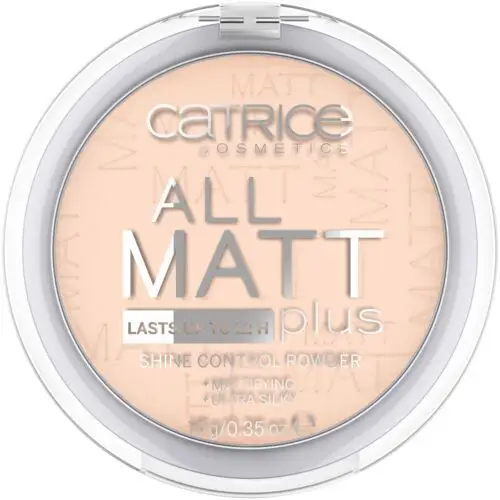 Catrice all matt plus shine control powder - puder matujący 010 transparent, 10 g - 010 transparent