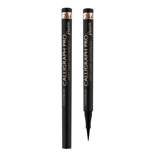 Catrice calligraph pro precise 24h matt liner waterproof liner do powiek 010 intense black 1.2ml