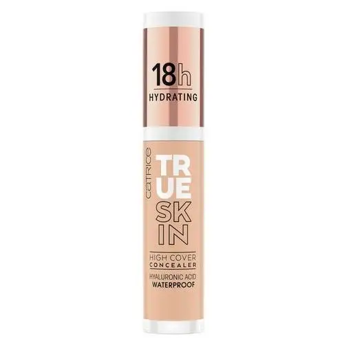 Catrice true skin high cover, nawilżający korektor mocno kryjący, warm beige 020, 4,5ml