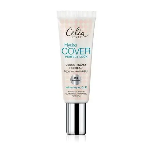 Celia style hydro cover podkład kryjąco-nawilżający nr 103 brzoskwinia 30ml - celia od 24,99zł