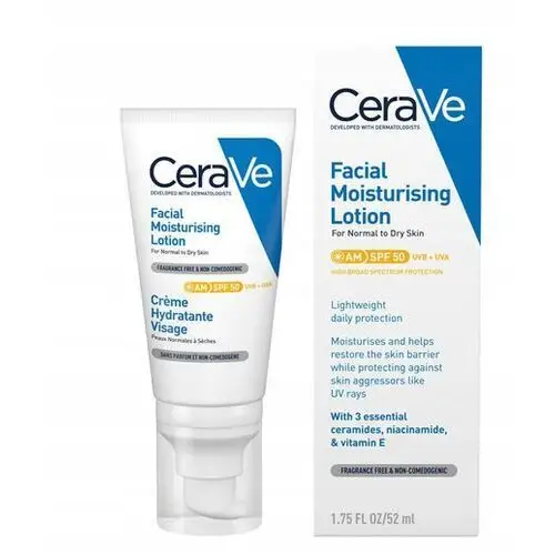 CeraVe Krem do twarzy na dzień SPF50