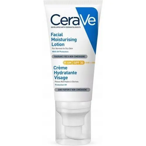 CeraVe, Nawilżający Krem do twarzy SPF30, 52 ml