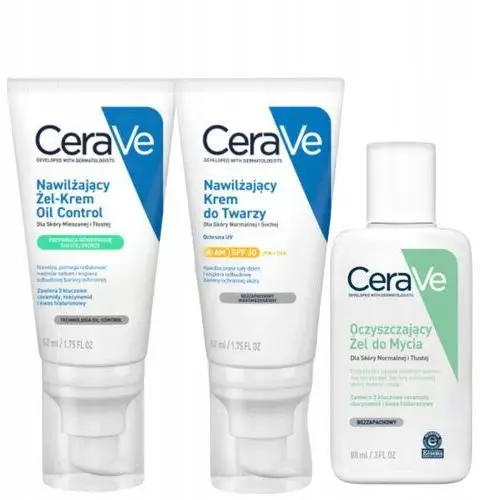 CeraVe Nawilżający Żel-Krem Oil Control Krem Nawilżający do Twarzy Spf 30