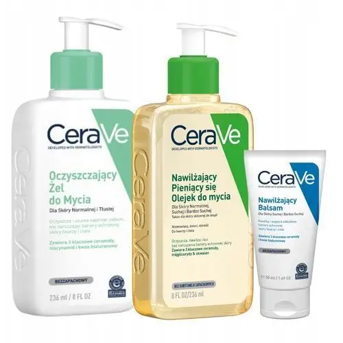 CeraVe oczyszczający żel 236ml Olejek do mycia