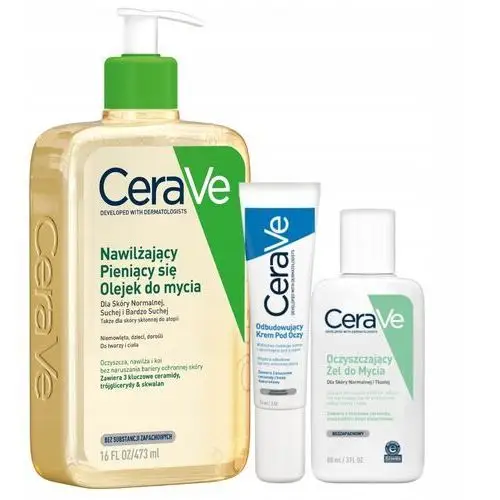 CeraVe Olejek do mycia 473ml Krem pod oczy