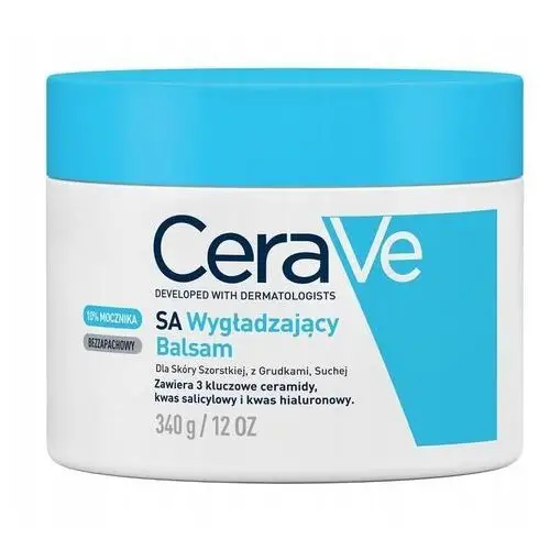 CeraVe Sa Balsam Wygładzający Dla Skóry Szorskiej, z Grudkami, Suchej 340g