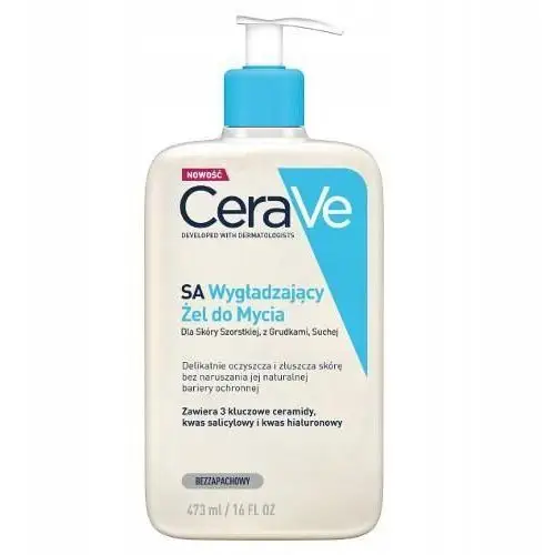 Cerave wygładzający żel do mycia, 473 ml