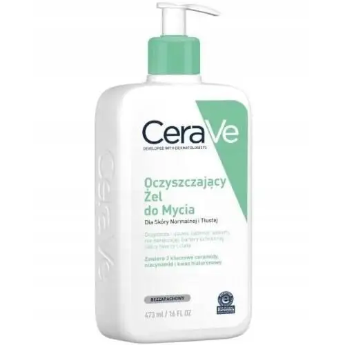 CeraVe żel do mycia skóry normalnej tłustej 473 ml