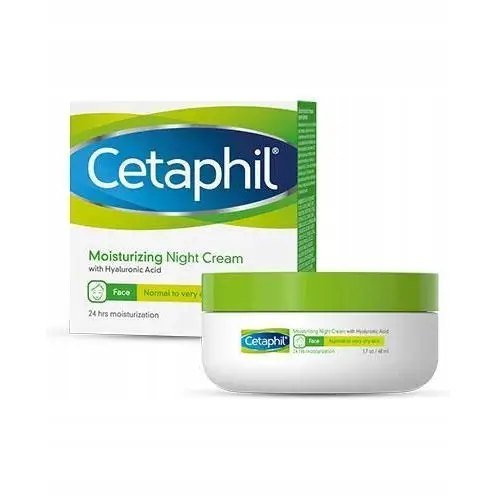 Cetaphil krem nawilżający do twarzy na noc z kwasem hialuronowym 48 ml