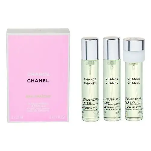 Chanel Chance Eau Fraiche Woda toaletowa 3x20ml wkłady + Próbka Gratis